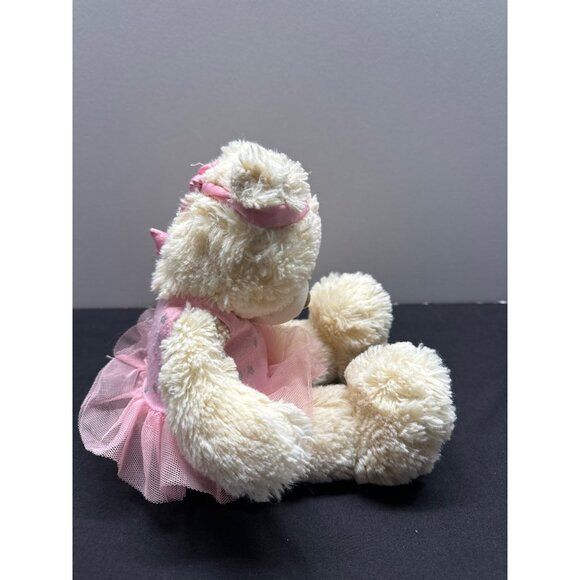 First & Main Tillie Twinkletoes Ballerina Teddy Bear With Pink Tutu & Flower - Picture 4 of 7